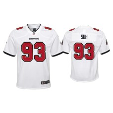 Youth Tampa Bay Buccaneers #93 2020 Ndamukong Suh White Game Jersey Youth Tampa Bay Buccaneers #93 2020 Ndamukong Suh White Game Jersey