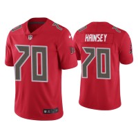 Men Tampa Bay Buccaneers #70 Color Rush Limited Robert Hainsey Red Jersey Men Tampa Bay Buccaneers #70 Color Rush Limited Robert Hainsey Red Jersey
