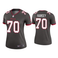 Women Tampa Bay Buccaneers #70 Robert Hainsey Pewter Legend Jersey Women Tampa Bay Buccaneers #70 Robert Hainsey Pewter Legend Jersey