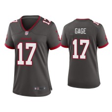 Women Tampa Bay Buccaneers #17 Russell Gage Pewter Alternate Game Jersey