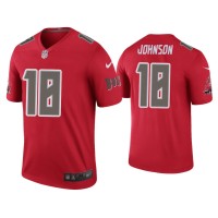 Men Tampa Bay Buccaneers #18 Color Rush Legend Tyler Johnson Red Jersey Men Tampa Bay Buccaneers #18 Color Rush Legend Tyler Johnson Red Jersey