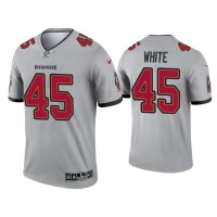Men Tampa Bay Buccaneers #45 Devin White Gray Inverted Legend Jersey Men Tampa Bay Buccaneers #45 Devin White Gray Inverted Legend Jersey