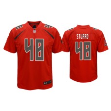 Youth Tampa Bay Buccaneers #48 Grant Stuard Red Color Rush Game Jersey Youth Tampa Bay Buccaneers #48 Grant Stuard Red Color Rush Game Jersey