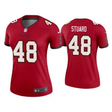 Women Tampa Bay Buccaneers #48 Grant Stuard Red Legend Jersey Women Tampa Bay Buccaneers #48 Grant Stuard Red Legend Jersey