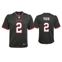 Youth Tampa Bay Buccaneers #2 Kyle Trask Pewter Game Jersey Youth Tampa Bay Buccaneers #2 Kyle Trask Pewter Game Jersey