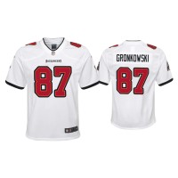 Youth Tampa Bay Buccaneers #87 Rob Gronkowski White Game Jersey Youth Tampa Bay Buccaneers #87 Rob Gronkowski White Game Jersey