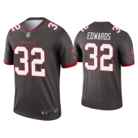 Men Tampa Bay Buccaneers #32 Mike Edwards Pewter Legend Jersey
