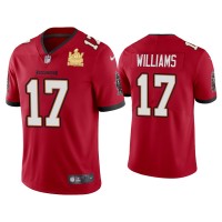Men Tampa Bay Buccaneers #17 Doug Williams Super Bowl LV Champions Red Vapor Limited Jersey Men Tampa Bay Buccaneers #17 Doug Williams Super Bowl LV Champions Red Vapor Limited Jersey