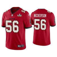 Men Tampa Bay Buccaneers #56 Hardy Nickerson Super Bowl LV Red Vapor Limited Jersey Men Tampa Bay Buccaneers #56 Hardy Nickerson Super Bowl LV Red Vapor Limited Jersey