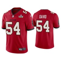 Men Tampa Bay Buccaneers #54 Lavonte David Super Bowl LV Red Vapor Limited Jersey Men Tampa Bay Buccaneers #54 Lavonte David Super Bowl LV Red Vapor Limited Jersey