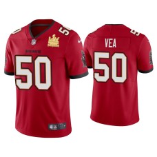 Men Tampa Bay Buccaneers #50 Vita Vea Super Bowl LV Champions Red Vapor Limited Jersey Men Tampa Bay Buccaneers #50 Vita Vea Super Bowl LV Champions Red Vapor Limited Jersey