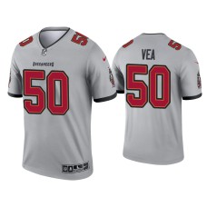Men Tampa Bay Buccaneers #50 Vita Vea Gray Inverted Legend Jersey Men Tampa Bay Buccaneers #50 Vita Vea Gray Inverted Legend Jersey