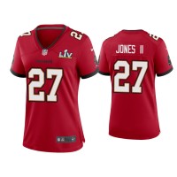 Women Tampa Bay Buccaneers #27 Ronald Jones II Super Bowl LV Red Game Jersey