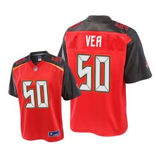 Men Tampa Bay Buccaneers #50 Red Vita Vea Pro Line Jersey Men Tampa Bay Buccaneers #50 Red Vita Vea Pro Line Jersey
